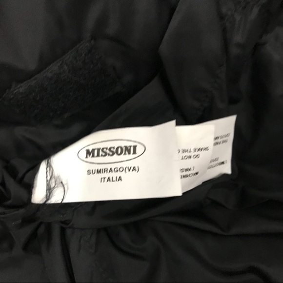 Vintage Missoni Sport Puffer Jacket Chevron - Picture 6 of 11